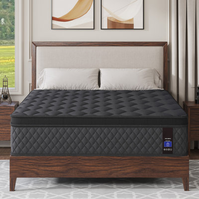 9''/12''Medium-Firm Hybrid Mattress Cooling Gel Memory Foam Mattresses And Bed In A Box