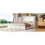 Lit mural blanc grand format, tiroir, douilles et poulie pour l'espace de bureau - Saving Furniture