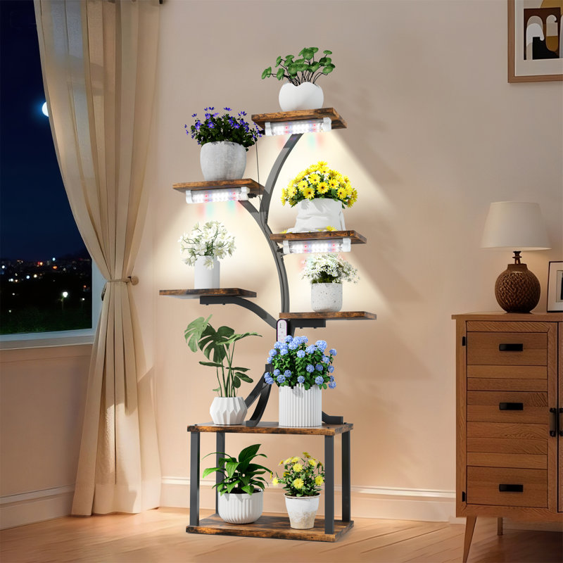 Support pour plante d'intérieur à DEL
