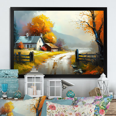 «Welcome To The Cottage House II», art mural sur toile