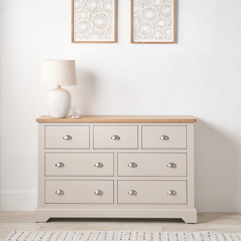 136cm W 7 - Drawer Chest of Drawers
