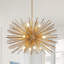 Lustre Spoutnik 29 lumières Mid-Century 29 po