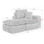 Canapé modulaire 107 po avec méridienne réversible Boucle-129756120