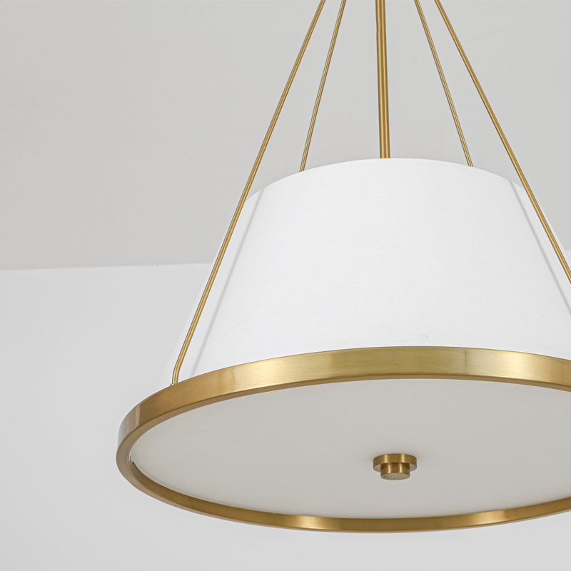 Luminaire suspendu cylindrique à 3 lumières