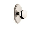 Grandeur Arc Plate Double Dummy with Fifth Avenue Door Knob