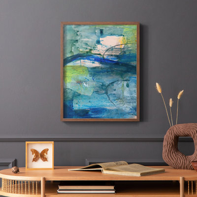 «Spring Winds», reproduction encadrée en bois massif