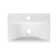18'' x 12'' White Rectangular Ceramic Wall Mount Bathroom Sink with Faucet Hole