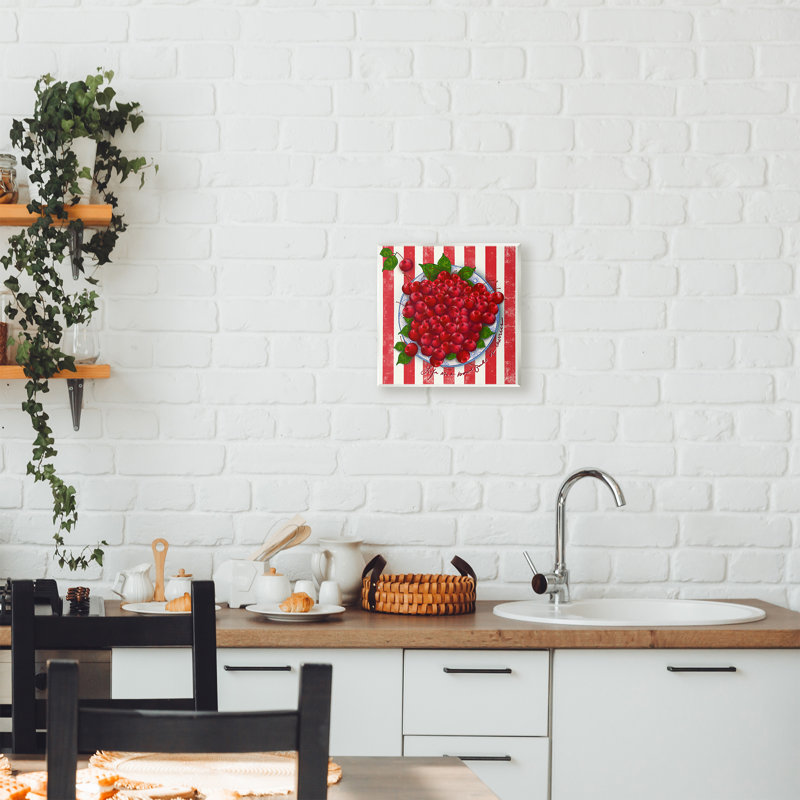 «Life Is Bowl Of Cherries», plaque murale par Lori Mosley
