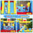 15.1' X 7.9' Inflatable Bounce House Bouncy Castle Theme Park Double Slide