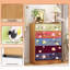Commode 5 tiroirs brun à 5 niveaux avec panneaux de particules P2 26 po x 13 po x 36,6 po 1 pièce