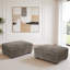 41.75cm Wide Rectangle No Pattern Footstool Ottoman-538956583