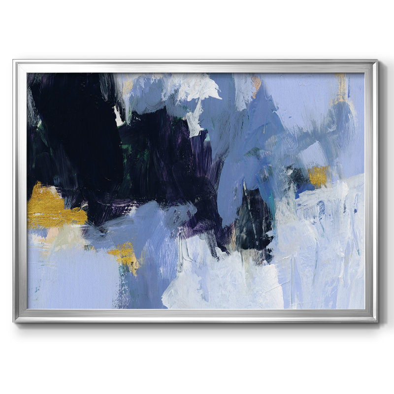 «Arctic Ledge I», reproduction sur toile, Argent, H 30 po x l 44 po x P 1,5 po