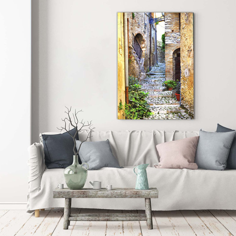 Italian Streets - Wrapped Canvas Print