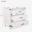 Table de chevet 3 tiroirs Geren-542620705