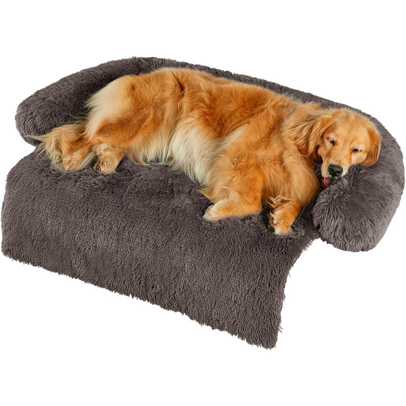 Calming Dogs/Cats Bed Mats, Washable Removable ..., Brown, 8" H x 17" W x 9" D