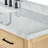 Cambridge 67'' Single Bathroom Vanity with Carrara Marble Top-107362190