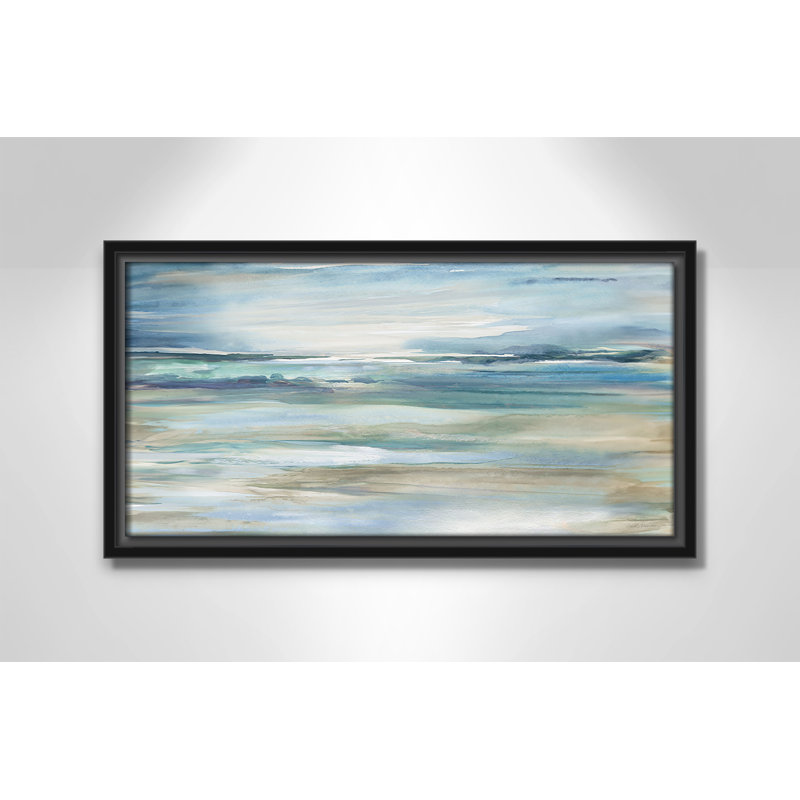 Reflection Skies - Version Panorama, reproduction par Carol Robinson, H 9,5 po x l 17,5 po, Noir