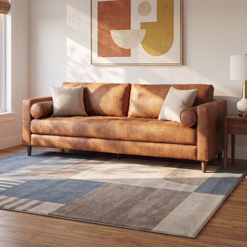 Stephon 87.99'' Faux Leather Sofa