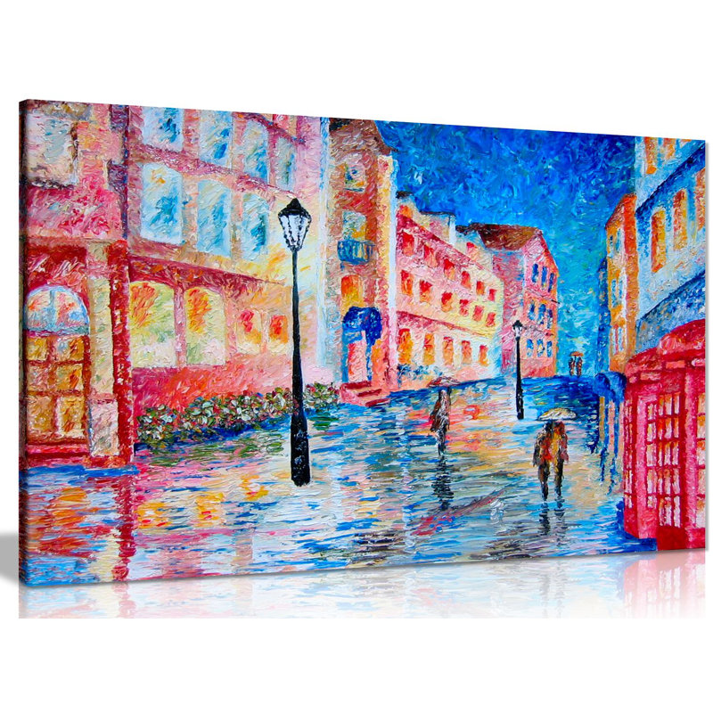 London - Wrapped Canvas Painting, 41cm H x 61cm W