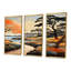 Santucci - ensemble d'art mural plage-108456577-108456583