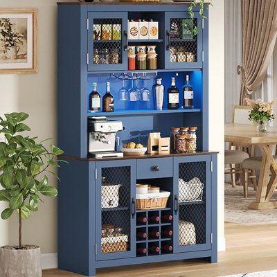 70,9 po Armoire de rangement 70 po pour garde-manger rustique
