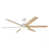 White with White/Natural Wood Blades