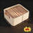 49L Large Capacity Foldable Storage Bin With Sturdy Steel Frame, Ideal For Organizing Clothes, Blankets, Toys, Books, And Household Items,Beige-817064476-817064478