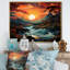 Wein Coastals Sunset Majestic Mountain River I - impression-1269383512-1269383511