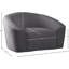 Fauteuil demi-tonneau en velours Alaw-1910994094
