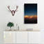 The Moon Above Nebraska In Abstract - Wrapped Canvas Print-55301848