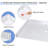 62 In L X 38 In W ADA Low Threshold Center Drain Shower Base With Slope Type Threshold, Matching Glossy Surface Open Design, Wheel Chair Access, Low Profile, White