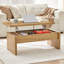 Table basse à plateau relevable avec rangement-74055343