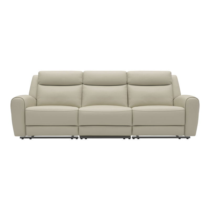Burroughs Manual Reclining Sofa, Beige