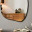 Miroir mural moderne de style moderne, miroir décoratif pour de multiples décors, y compris la salle de bain d'invités et le vestibule.