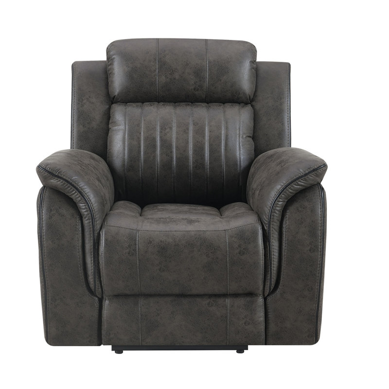 Steban Glider Recliner With Smooth Reclining And Comfortable Polyester Upholstery For Ultimate Relaxation