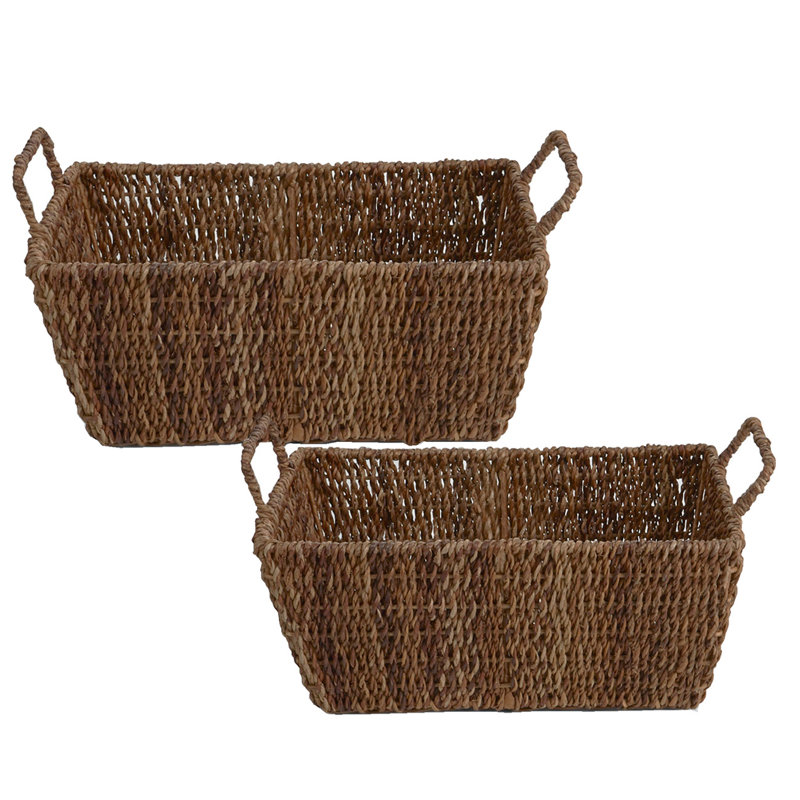 Ensemble de 2 paniers en osier 2 pièces
