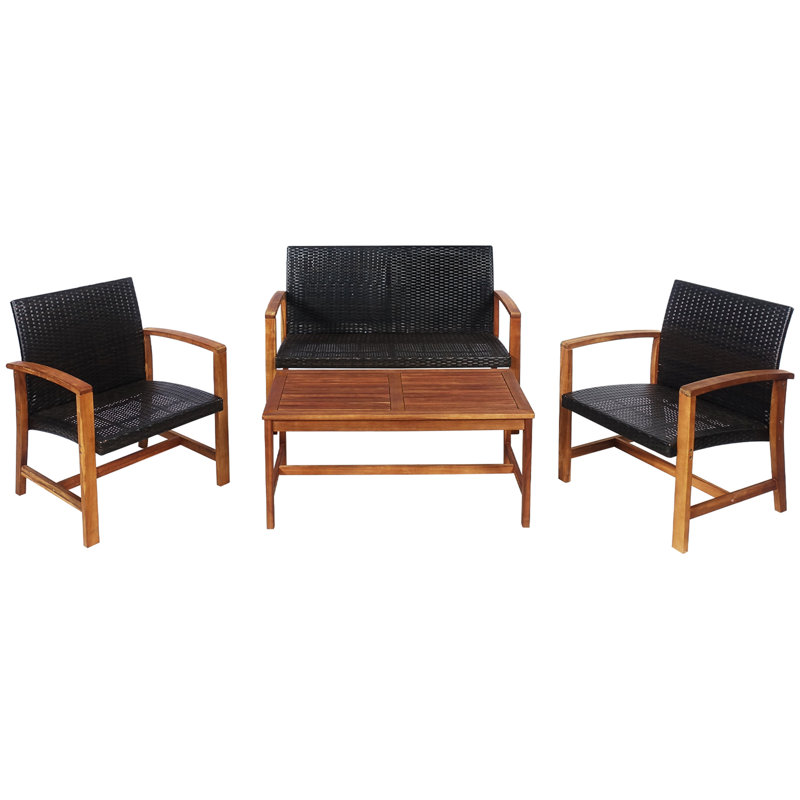 Eckard Acacia 8 - Person Patio Conversation Set