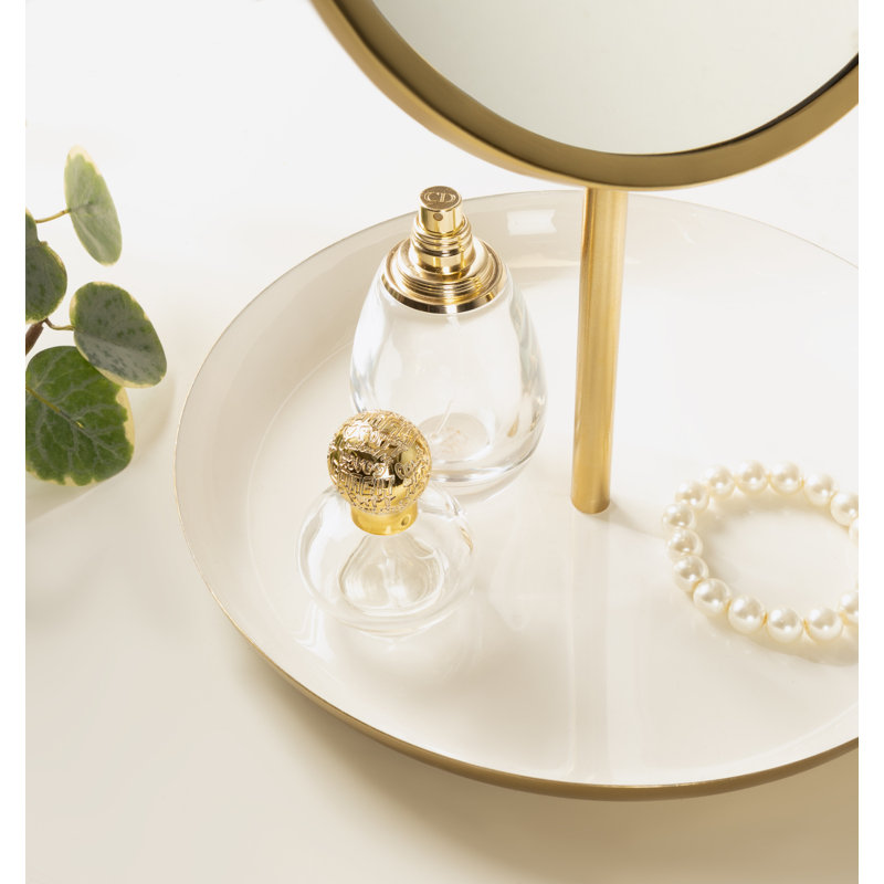 Miroir de maquillage Idria, Blanc