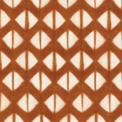 Shibori carré X orange