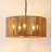Alysandra 5 - Light Dimmable Drum Chandelier