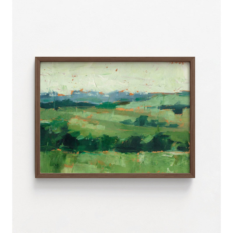 «Tree Line Vista II» par Ethan Harper, impression de Alcide vert, art mural arbre, impression d'art botanique, impression de paysage émeraude, impression de Alcide vert