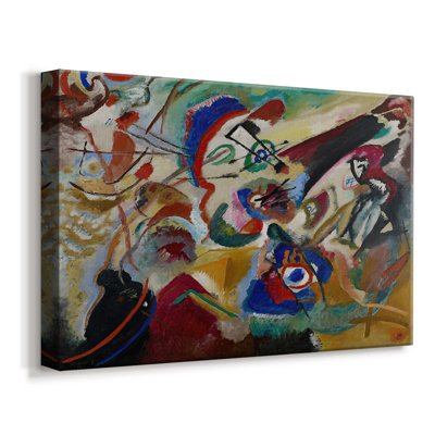 Improvisation (Abstract Composition)-Wassily Kandinsky-Gallery Wrapped Canvas-1913
