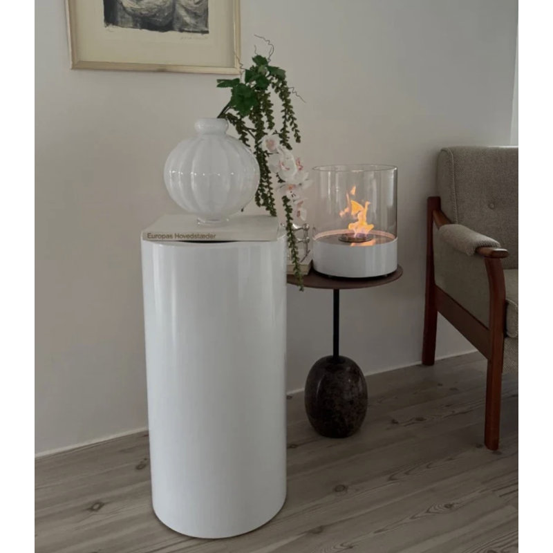 Metro Lane 35cm W Bio-Ethanol Fireplace, White