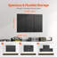 Organisateur mural en métal 3 pièces 24 po x 12 po pour rangement d'outils de garage