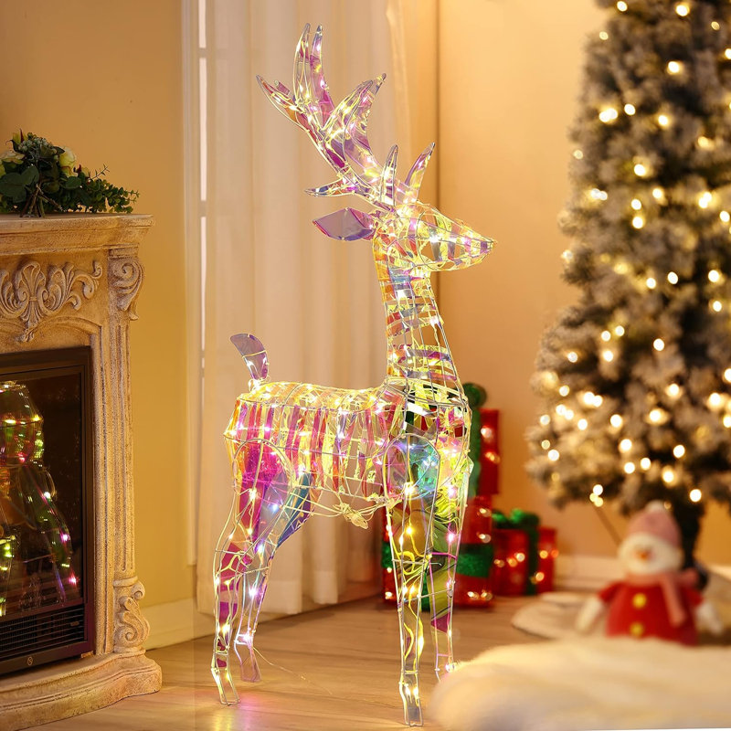 Renne de Noël lumineux