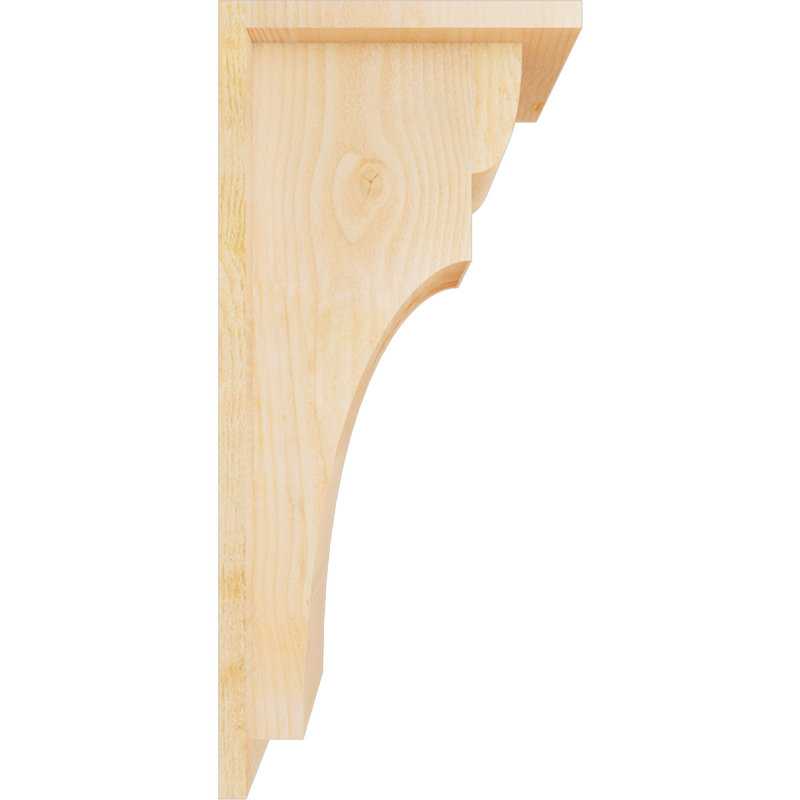Yorkshire Yorktown avec plaque arrière, H 22 po x l 8 po x P 10 po, Sapin de Douglas, Sciage brut