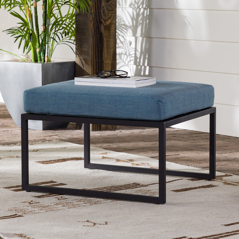 Runar Metal Outdoor Ottoman