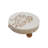 Decorative Round Wood Display Riser, Small Plant Stand, White-104981151