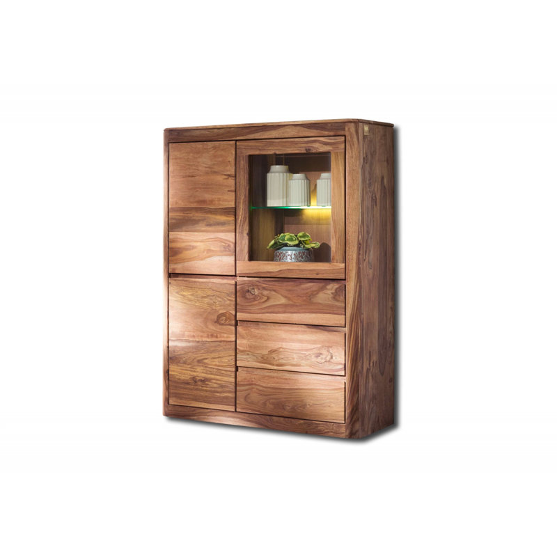 Toronto Display Cabinet, Smoked Cherry