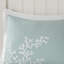 Housse de couette double / grand 100% coton double / grand - broderie corail élégante et bordure